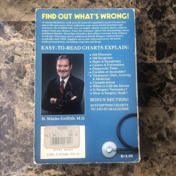 Complete Guide to Symptoms, Illness & Surgery by H. Winter Griffith 1985 PB - Picture 2 of 9